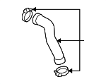 8E0145708K - Cooling System: Inter-cooler Pipe for Audi: A4, A4 Quattro Image