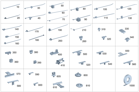 Cable Ties, Cable Fastening Parts and Grommets for 2025 Mercedes-Benz Maybach EQS 680 SUV #0