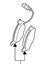 5K0698151B - Brakes: Disc Brake Pad Set for Volkswagen Image