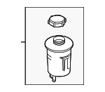 LR061407 - : Power Steering Pump Reservoir for Land-Rover Image