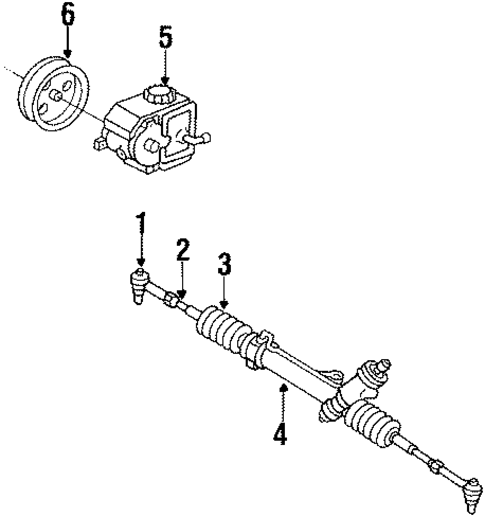Steering Gear & Linkage for 1990 Buick LeSabre #0