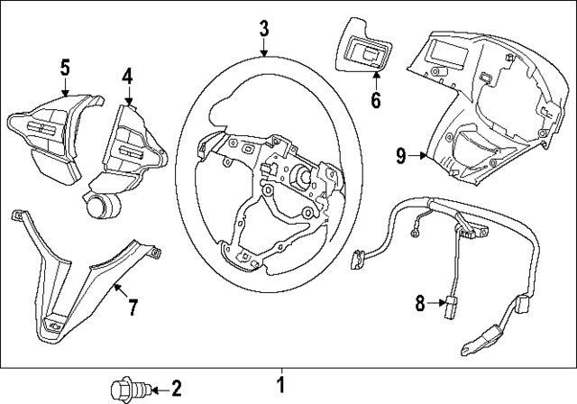 56111K9100TRY - : Steering Wheel for Hyundai Image