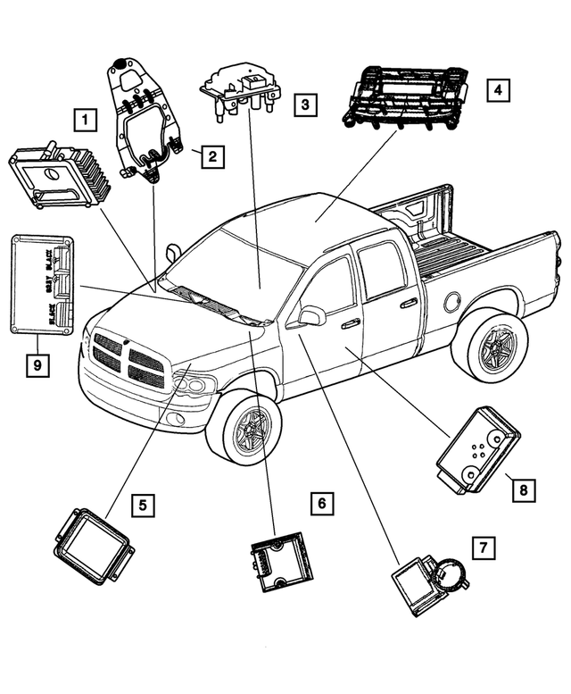 « R6028585AC – Electrical : Commande De Transmission Module pour Mopar Image »