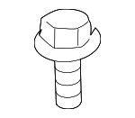 19204618 - Body: Cowl Grille Retainer for Pontiac: Vibe Image