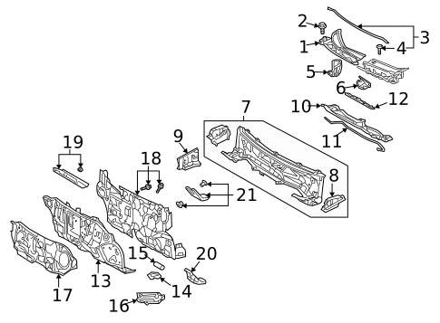Cowl for 2010 Pontiac Vibe #0