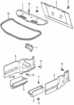 90662693003 - Interior/Bumper: GROMMET, SCREW (4MM) for Honda Image