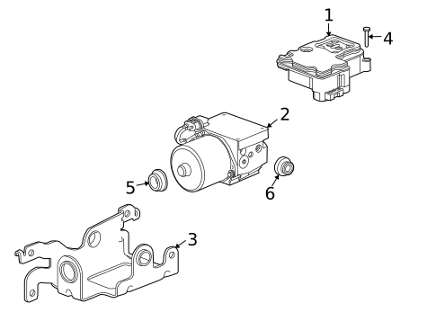 ABS Components for 2006 Isuzu Ascender #0