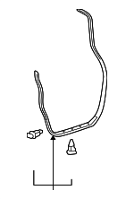 678720C030 - Body: Door Weather-strip for Toyota Image