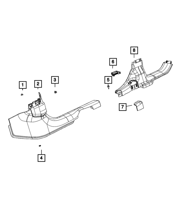 6503908 - Interior Trim: Heat Shield Attach Nut for Mopar Image