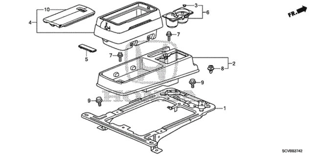 Console for 2011 Honda Element #0