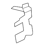 8W0802441 - Body: Cowl Panel Reinforcement for Audi: A4, A4 allroad, A4 Quattro, A5 Quattro, A5 Sportback, RS5, RS5 Sportback, S4, S5, S5 Sportback Image