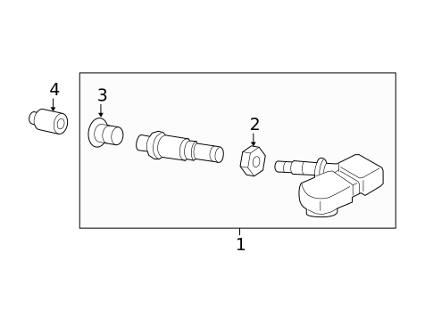 Tire Pressure Monitor Components for 2017 Nissan Maxima #0