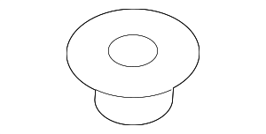 25336F2000 - Cooling System: Radiator Assembly Lower Insulator for Kia: Forte, Niro, Niro EV, Seltos, Soul Image