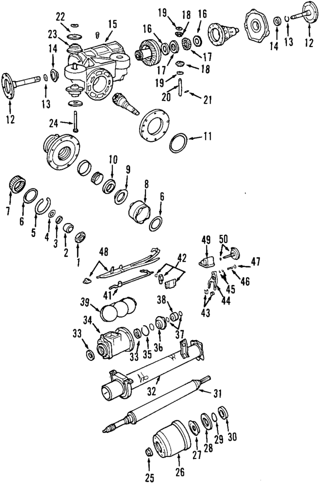4518766 - Universals &amp; Rear Axle: Nut for Mopar Image