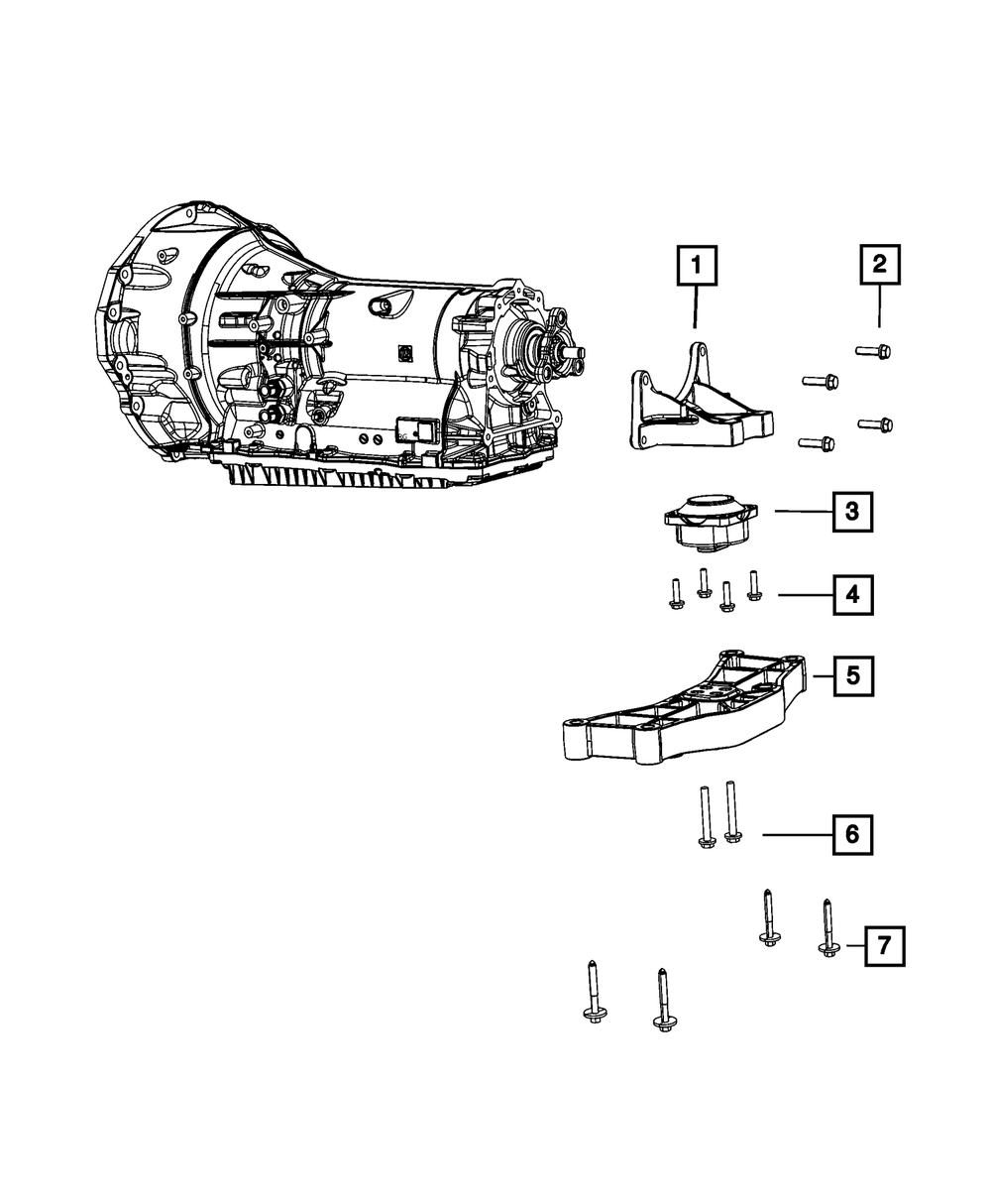 Hex Head Bolt And Coned Washer - Mopar (6102210AA)
