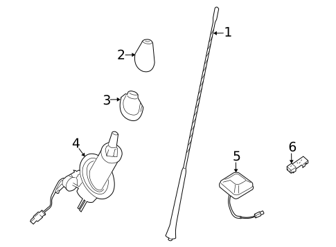 Antenna & Radio for 2013 BMW Z4 #0