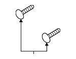1245105163 - Steering: Lower Column Cover Screw for Kia Image