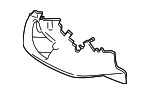 84852S9000NUP - Steering: Lower Column Cover for Kia Image
