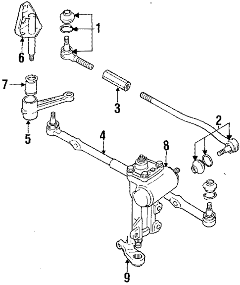 Steering Linkage for 1992 Suzuki Sidekick #0