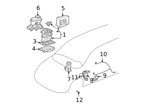 ABS Components for 1997 Chevrolet Venture #0