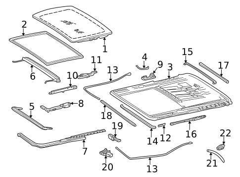 Sunroof for 1998 Mercedes-Benz E430 #0