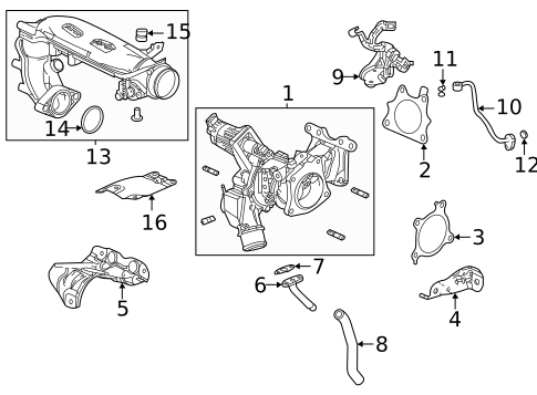 Turbocharger & Components for 2022 Honda Civic #0