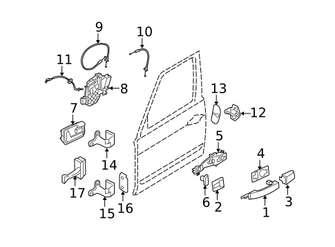Front Door for 2013 Land Rover Range Rover Sport #0