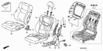 4810SB3000 - Interior/Bumper: C-CLIP SET, TRIM FASTENER (30 PIECES) for Honda Image