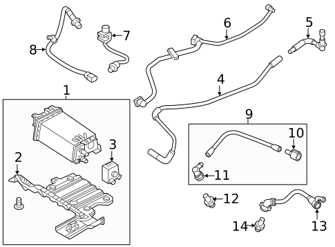 Switches, Solenoids & Actuators for 2014 Ford Police Interceptor Sedan #0