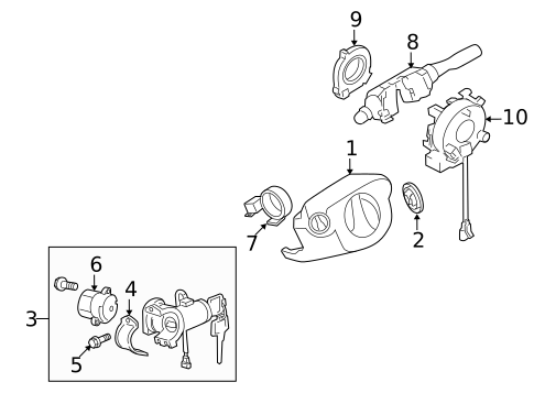 Ignition Lock for 2012 Nissan Cube #0