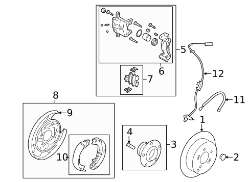 Brake Components for 2012 Kia Optima #0