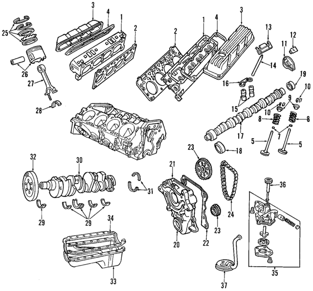 4720727 - Engine: Engine Piston Ring for Mopar Image