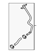 LR082767 - Fuel System: Filler Pipe for Land Rover: Discovery Image