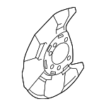 26290FN000 - Brakes: Splash Shield for Subaru Image