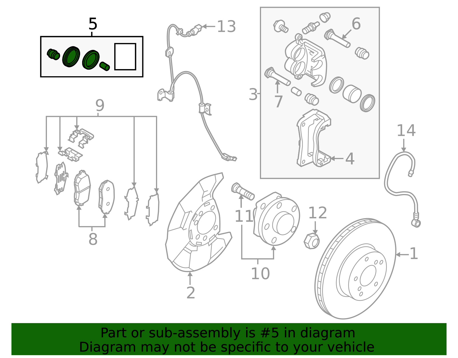 2018-2025 Subaru Seal Kit 26297SJ001 | Subaru Parts Store