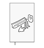 F1Y15381XD - Body: Side Rail for Mazda Image