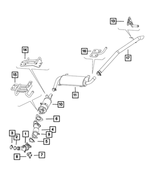6106297AA - Exhaust: Hex Flange Head Bolt for Fiat: 500X | Jeep: Compass, Renegade | Ram: ProMaster 1500, ProMaster 2500, ProMaster 3500 Image