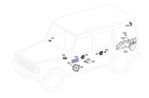 Loudspeaker for 2020 Mercedes-Benz G 550 #0
