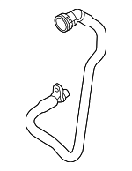 LR040687 - : 2013-2015 Land Rover LR2 - Automatic Transmission Oil Cooler Hose for Land Rover: LR2 Image