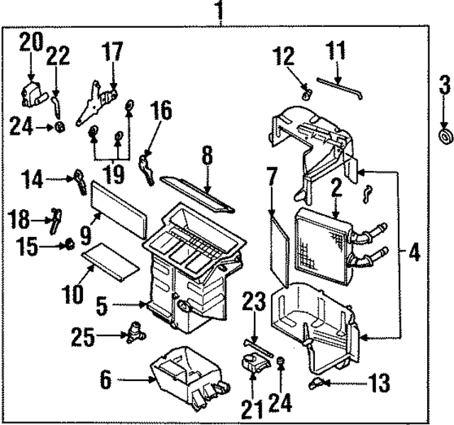 9258078E01 - HVAC: Core Grommet for Infiniti Image