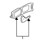 8D08370201EJ - Body: Handle, Inside for Audi: A4, A4 Quattro, S4 Image