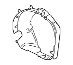 99110634100 - Cooling System: Air Duct for Porsche: 911, Boxster, Cayman Image