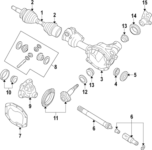 Differential for 2010 Ford Explorer Sport Trac #0
