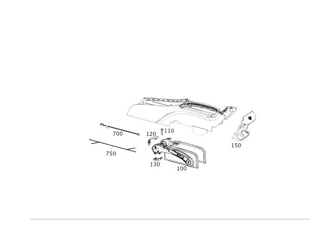 2228400811 - Panelling: Trim Plate for Mercedes-Benz: G550 4x4, G63 AMG, G65 AMG, Maybach GLS600, Maybach S550, Maybach S560, Maybach S600, Maybach S650, S450, S550, S550e, S560, S600, S63 AMG, S65 AMG Image image