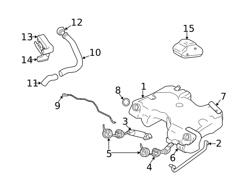 Fuel System Components for 1998 Volvo V70 #1