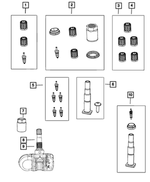 68406534AA - Wheels: Tire Pressure Sensor Kit for Mopar Image