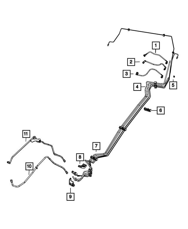 5171009AB - Fuel: Fuel Supply Tube for Mopar Image image