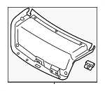 817503R000 - Body: Trunk Lid Trim for Kia: Cadenza Image