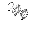 33108860348 - Suspension: Differential Seal Kit for BMW Image