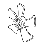 19020RCAA01 - Cooling System: Fan Blade for Honda: Accord Image